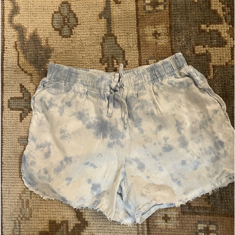 Bella Dahl Girls - frayed linen shorts Size 12